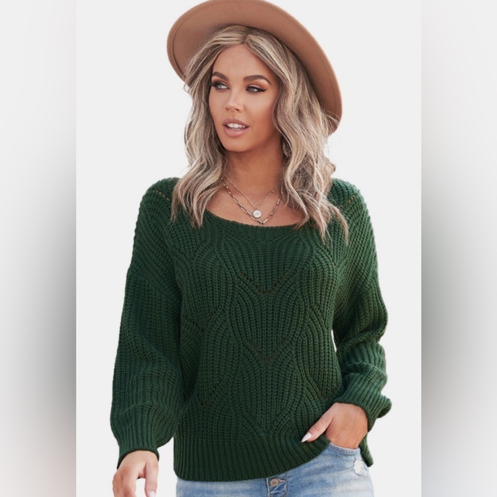 Slouchy Sweater Drop Shoulder